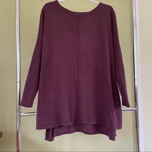 Style & Co Burgundy Sweater Size XL